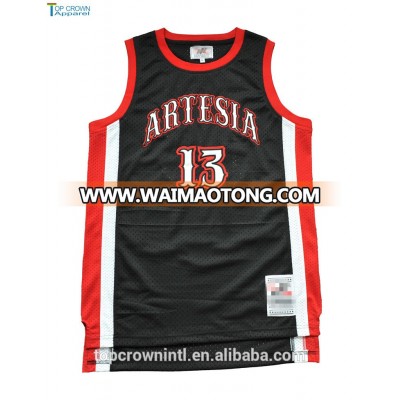 BJ77 Custom Basketball Jersey With Logo Tackle Twill