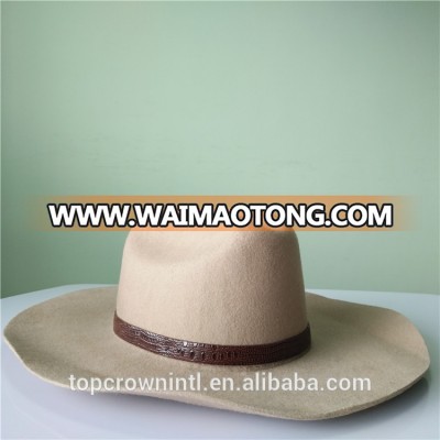 CH77 Western Style Fashion Handmade Wool Felt Cowboy Hat