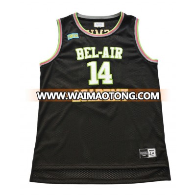 BJ14 Latest Custom Basketball Jersey With Logo Tackle Twill