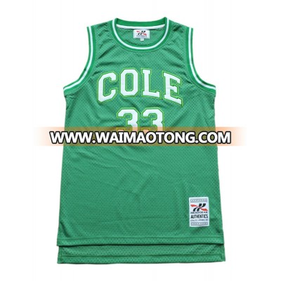 BK69 LogoTackle Twill Green Basketball Uniform