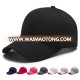 High Quality Customized Black Baseball Cap